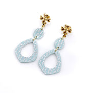 Light Blue Dangle Earrings