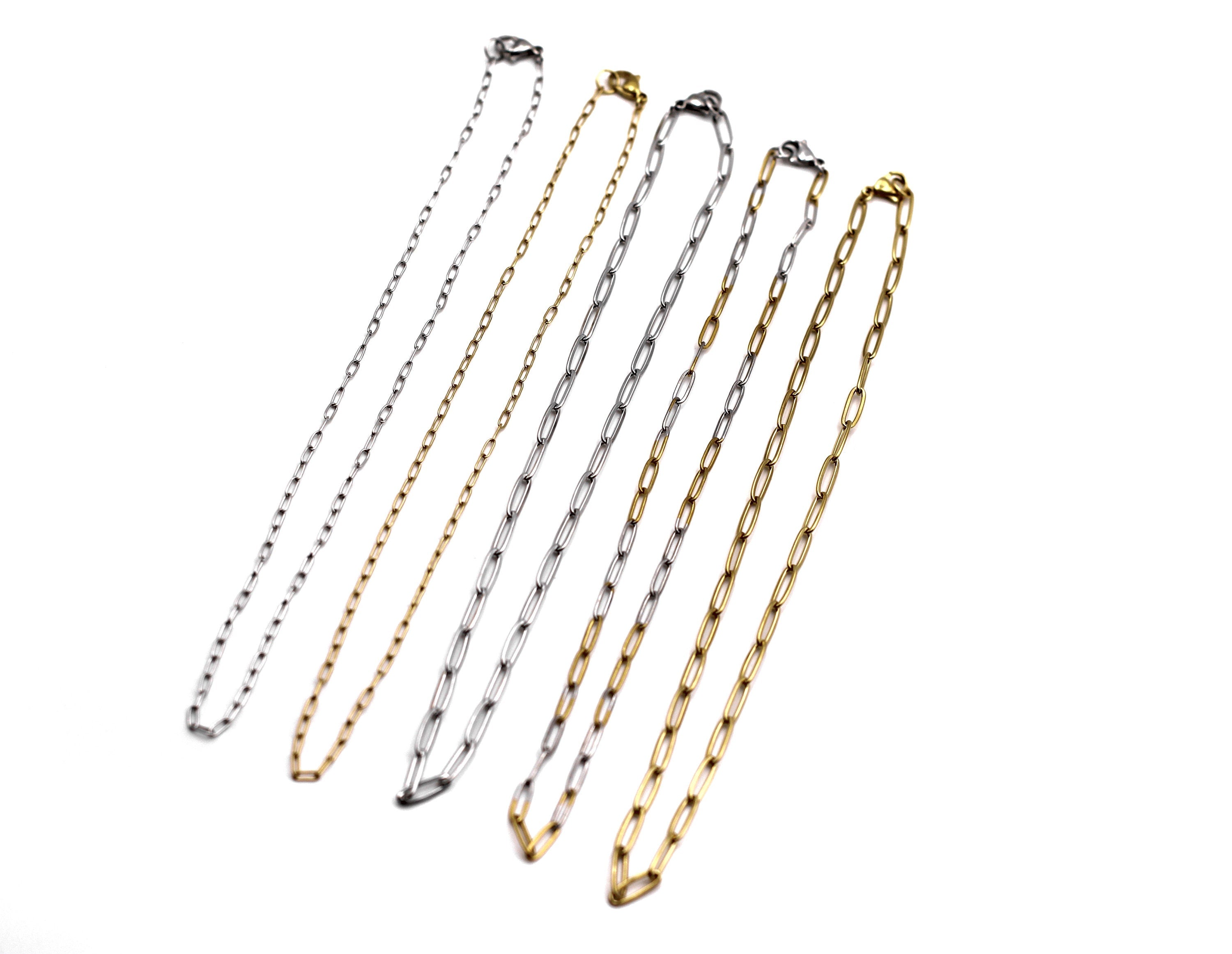 Paperclip Layering Necklaces