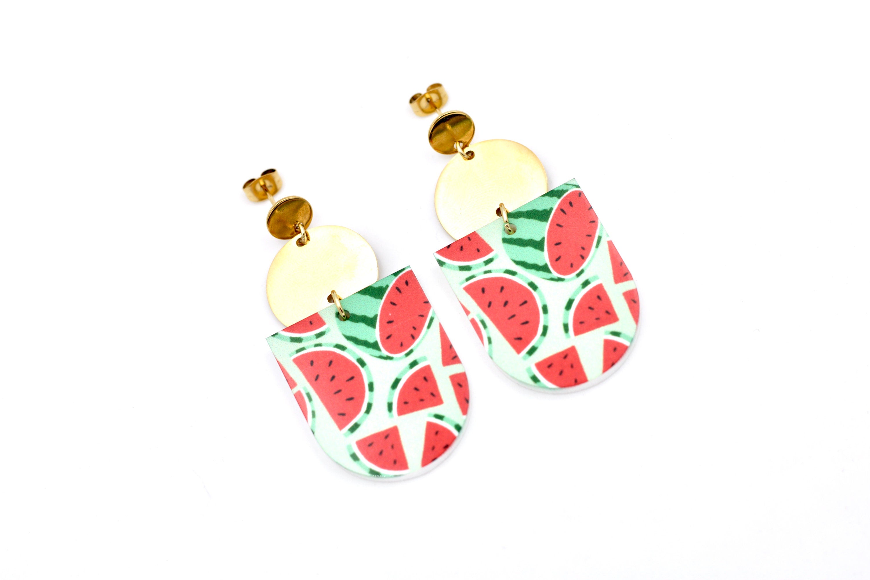 Watermelon Earrings