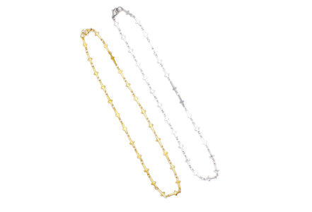 Cross Chain Layering Necklaces