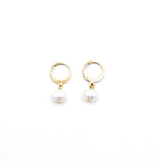 Pearl Leverback Earrings
