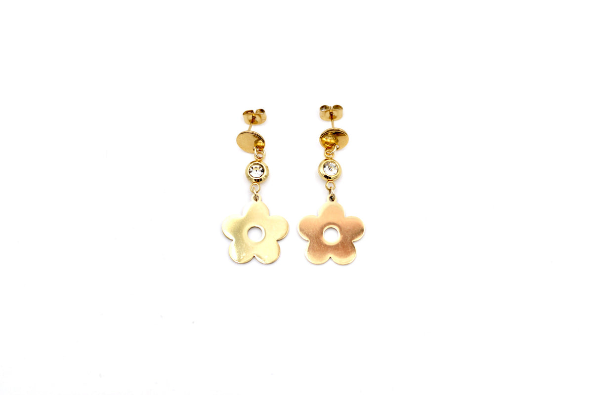 Daisy Rhinestone Earrings