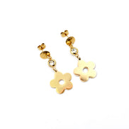 Daisy Rhinestone Earrings