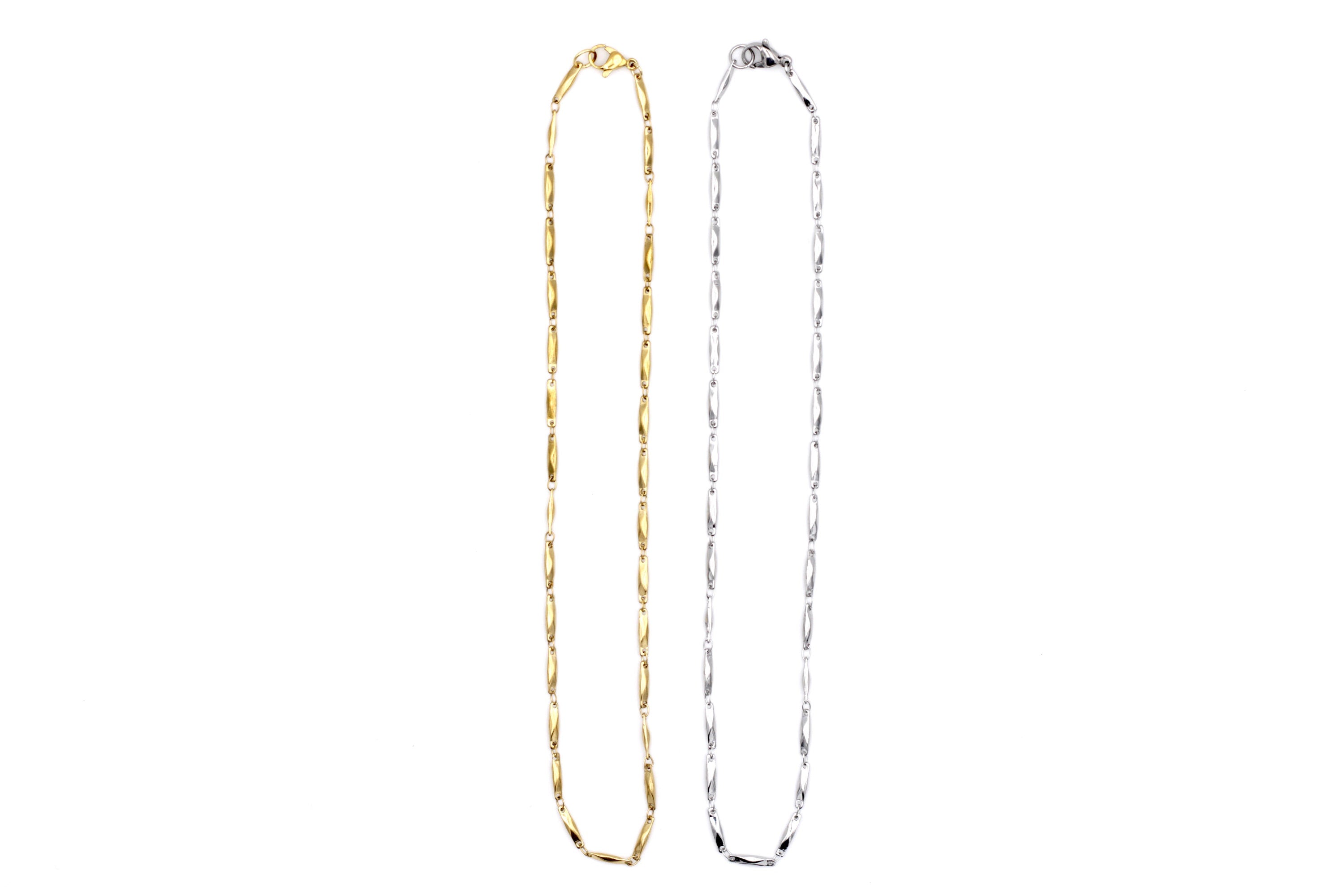 Bar Chain Layering Necklaces