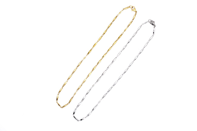 Bar Chain Layering Necklaces