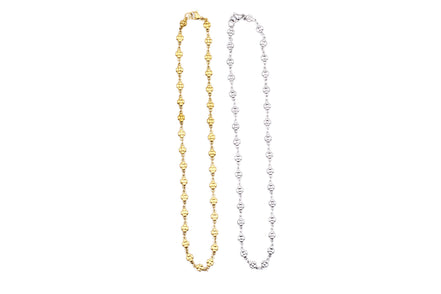 Flower Chain Layering Necklaces