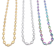 Square Chain Layering Necklaces