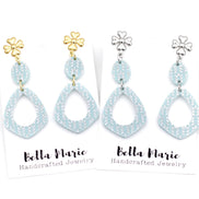 Light Blue Dangle Earrings