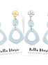 Light Blue Dangle Earrings