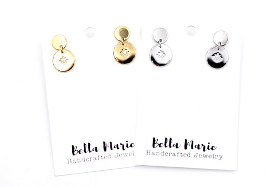 Starburst Earrings, Starburst Jewelry, Starburst Dangle Earrings, Dainty Earrings, Simple Earrings, Celestial Jewelry, Celestial Earrings