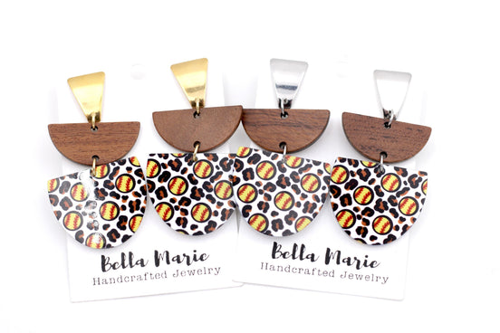 Softball Earrings, Softball Jewelry, Softball Gifts for Girls, Softball Player Gift, Sports Earrings, Sports Jewelry, Softball Coach