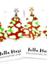 Christmas Tree Dangle Earrings