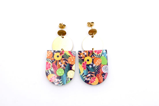 Colorful Fruit Earrings
