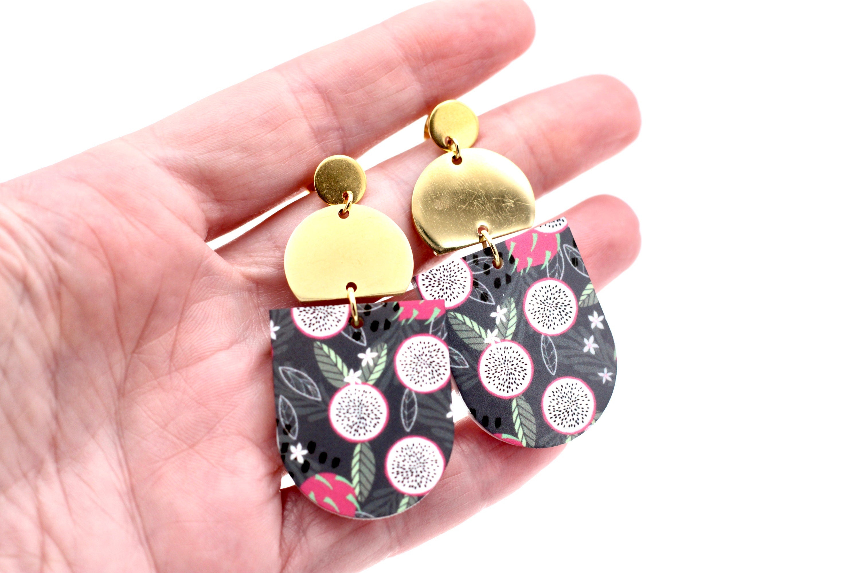Dragonfruit Earrings