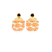 Orange Fruit Earrings