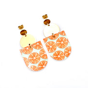 Orange Fruit Earrings