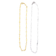 Cross Chain Layering Necklaces