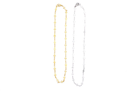 Cross Chain Layering Necklaces