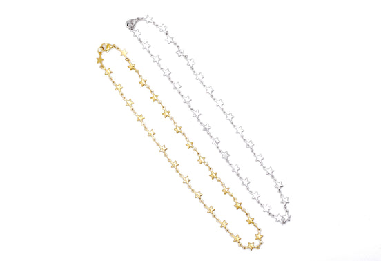 Star Chain Layering Necklaces