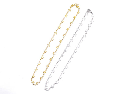 Star Chain Layering Necklaces