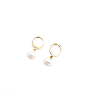 Pearl Leverback Earrings