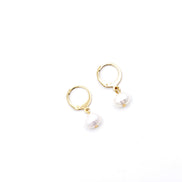 Pearl Leverback Earrings