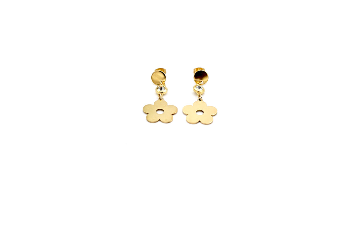 Daisy Rhinestone Earrings