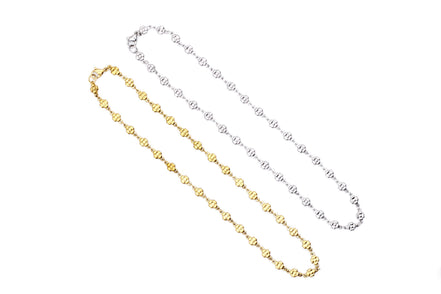 Flower Chain Layering Necklaces
