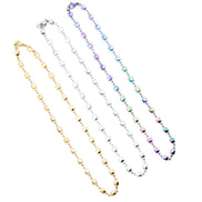Square Chain Layering Necklaces
