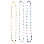 Square Chain Layering Necklaces