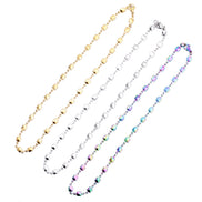 Square Chain Layering Necklaces