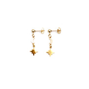 Dainty Star & Moon Dangles