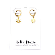 Tiny Daisy Lever Back Earrings