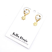 Tiny Daisy Lever Back Earrings