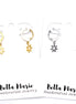 Tiny Daisy Lever Back Earrings
