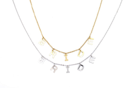 Bride Necklace, Bride Jewelry, Gift for Bride, Bridal Jewelry, Bachelorette Necklace, Bachelorette Jewelry, Honeymoon Jewelry,