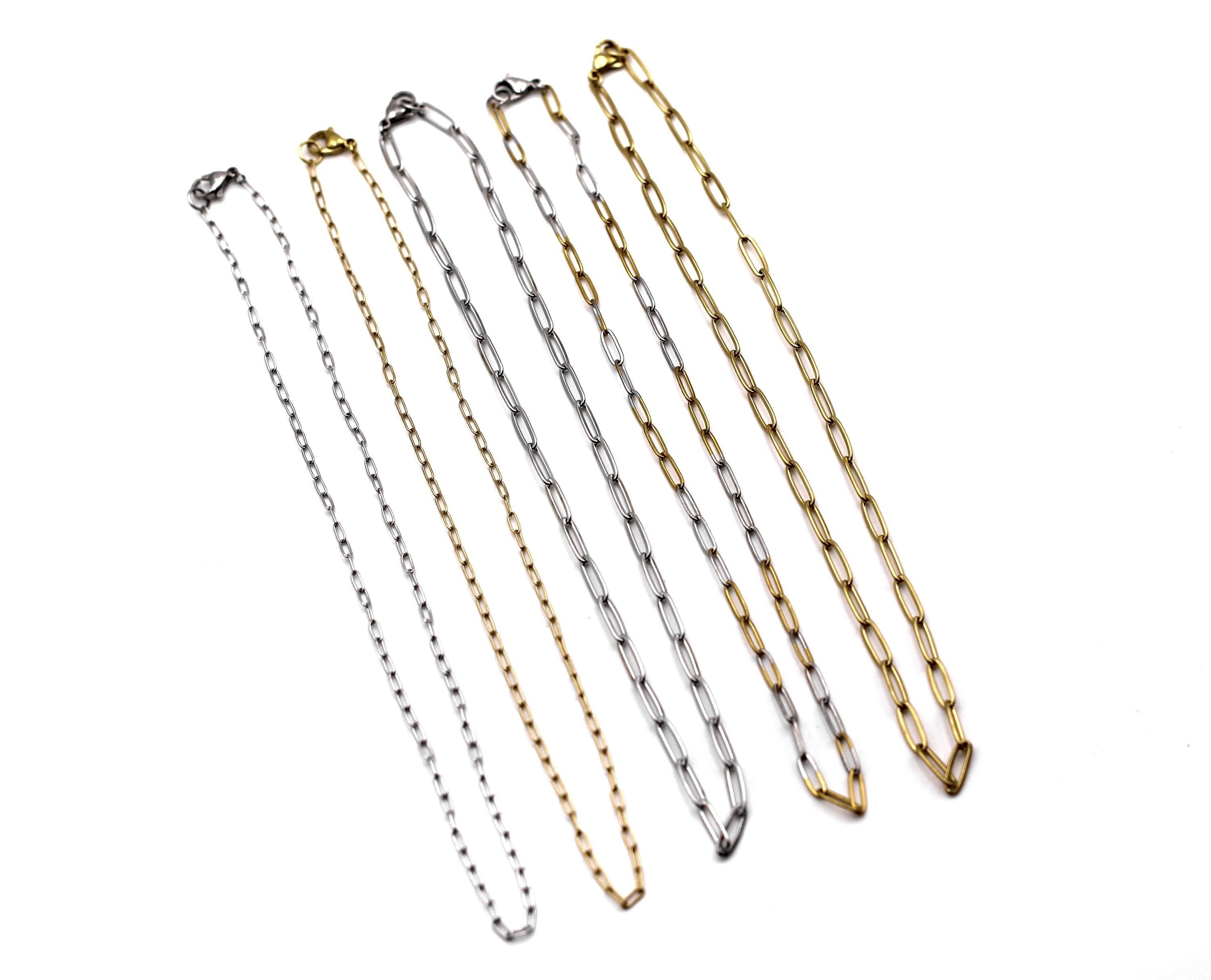 Paperclip Layering Necklaces