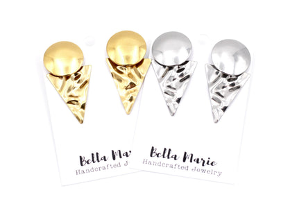 Textured Triangle Dangles