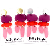 Pink Ombré Earrings