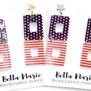 Flag Earrings