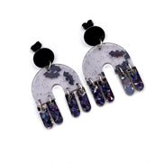 Glitter Bat Earrings