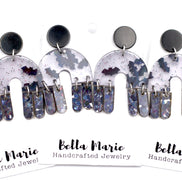 Glitter Bat Earrings