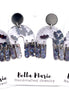 Glitter Bat Earrings