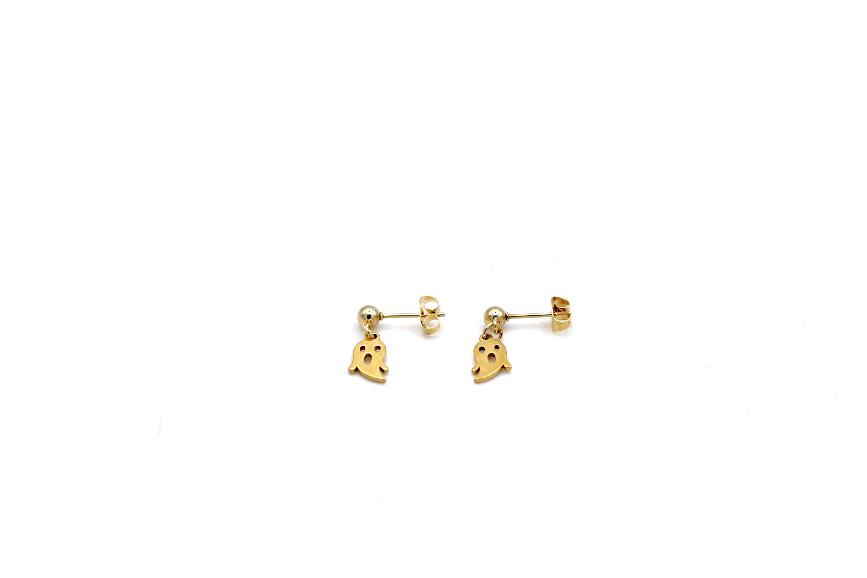 Tiny Ghost Earrings
