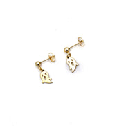 Tiny Ghost Earrings