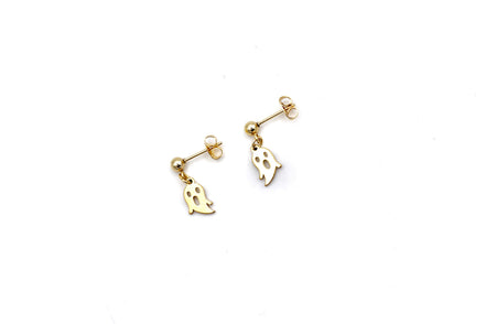 Tiny Ghost Earrings