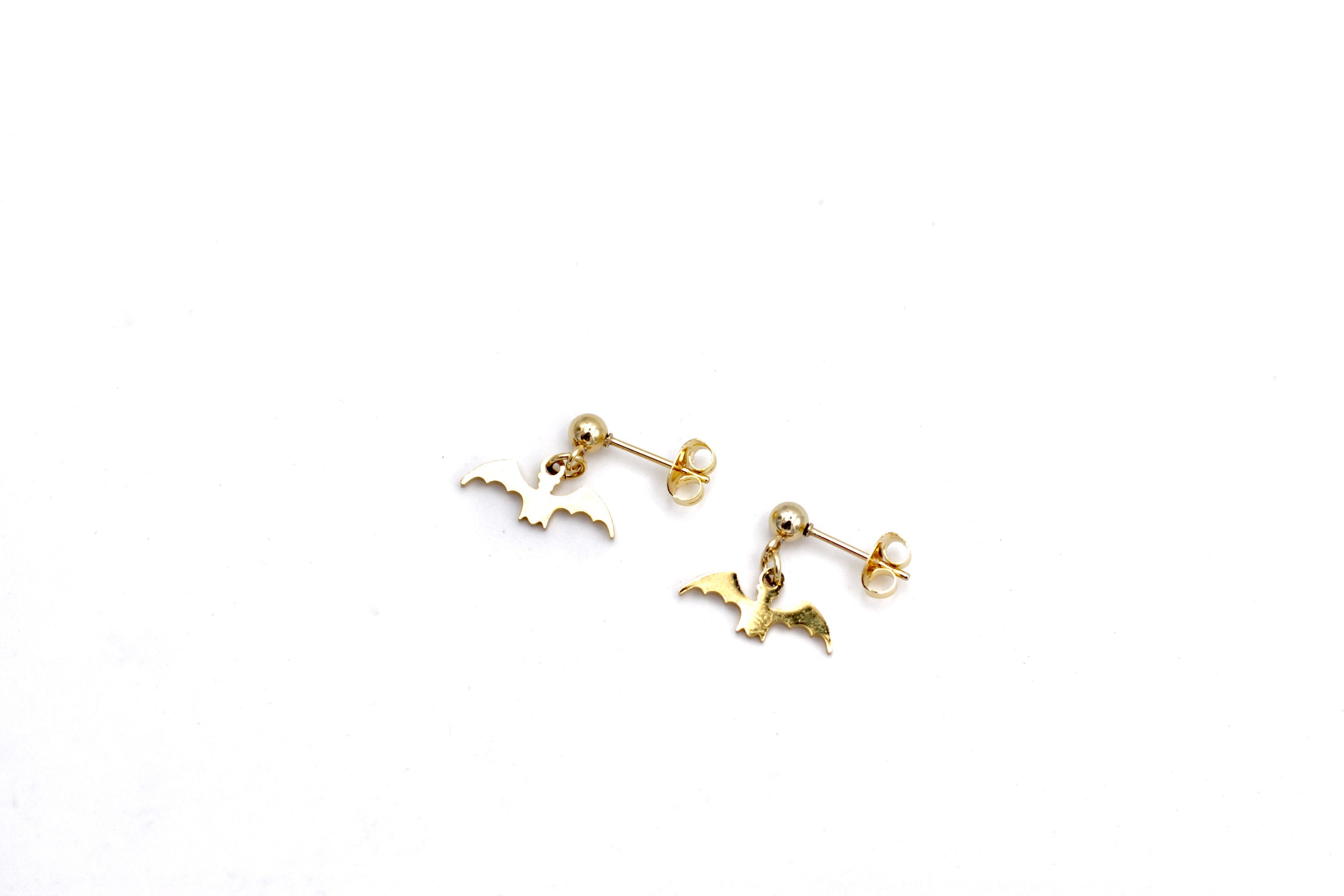 Tiny Bat Earrings