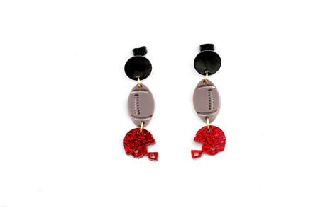 Football Helmet Earrings