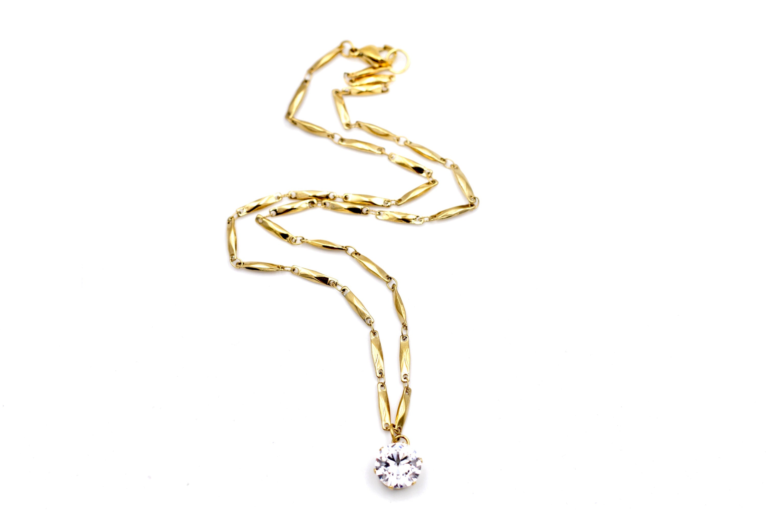 Simple Rhinestone Necklace