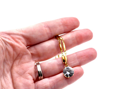 Simple Rhinestone Necklace